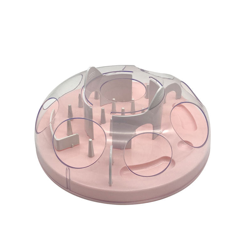 Cat slow-feeder puzzle bowl
