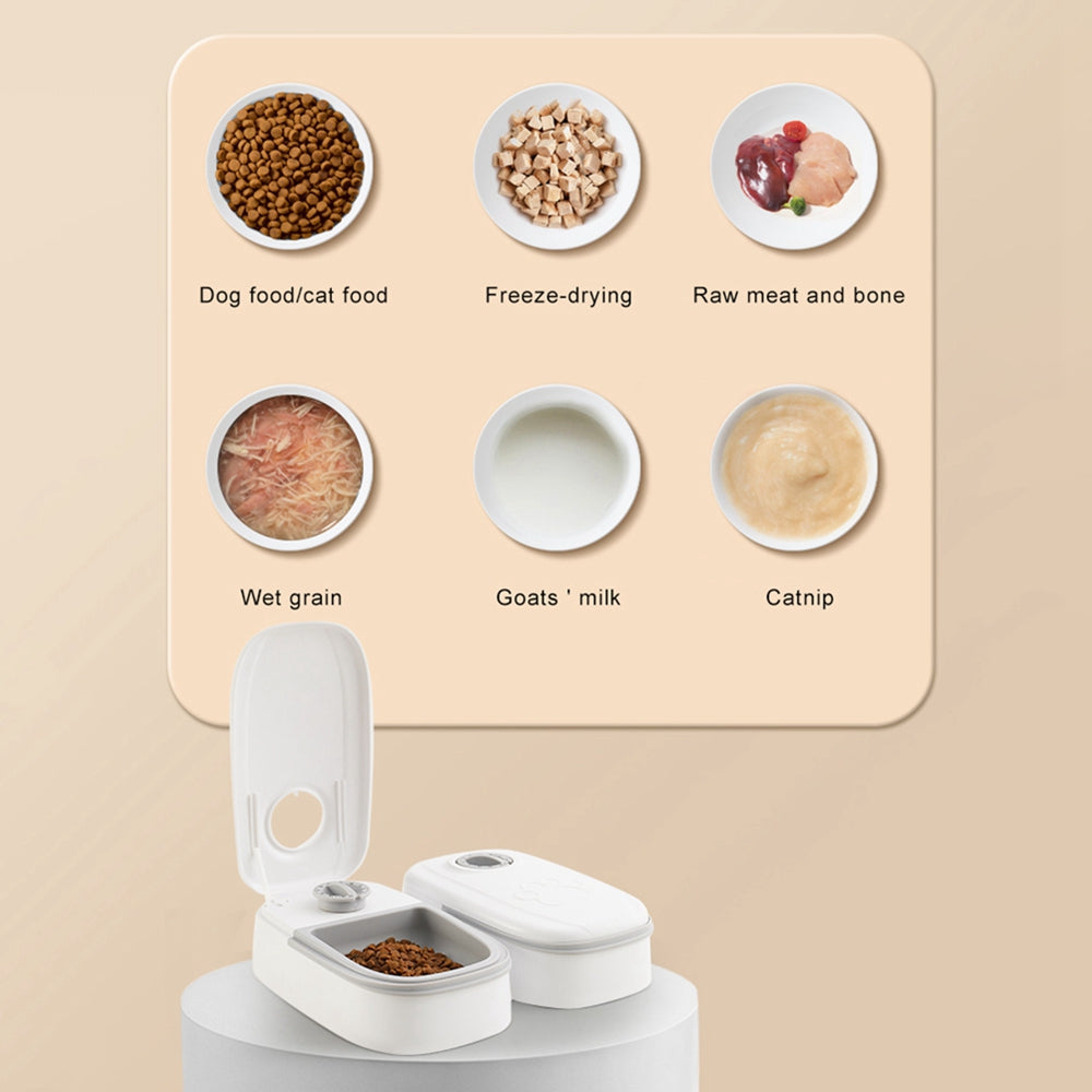 Gravity pet feeder and water dispenser