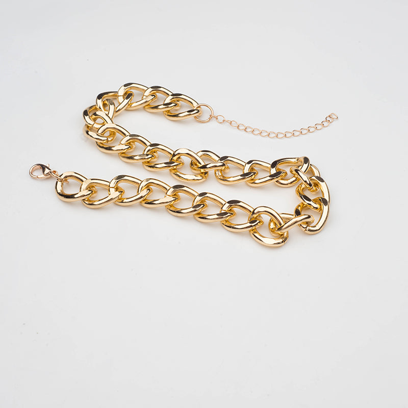 Gold pet necklace