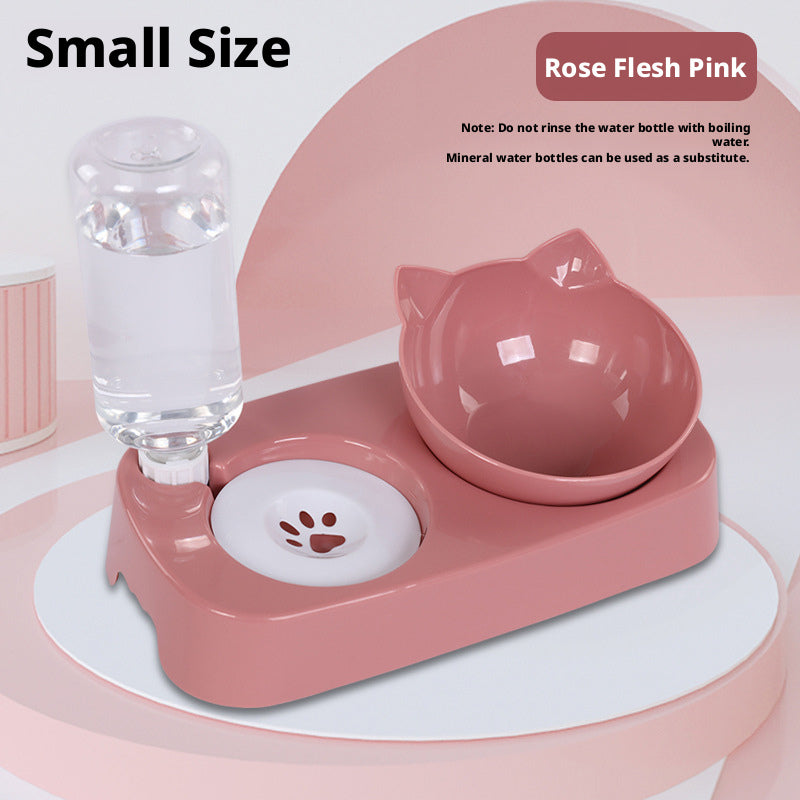 Small pet bowl in rose powder