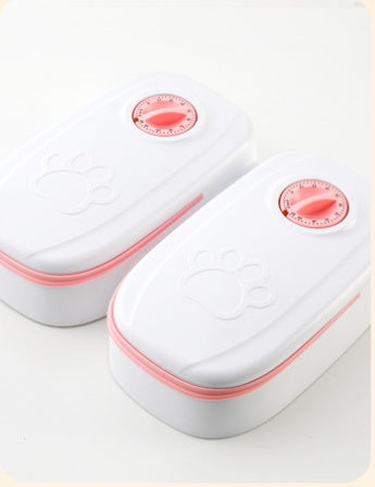 Gravity pet feeder and water dispenser