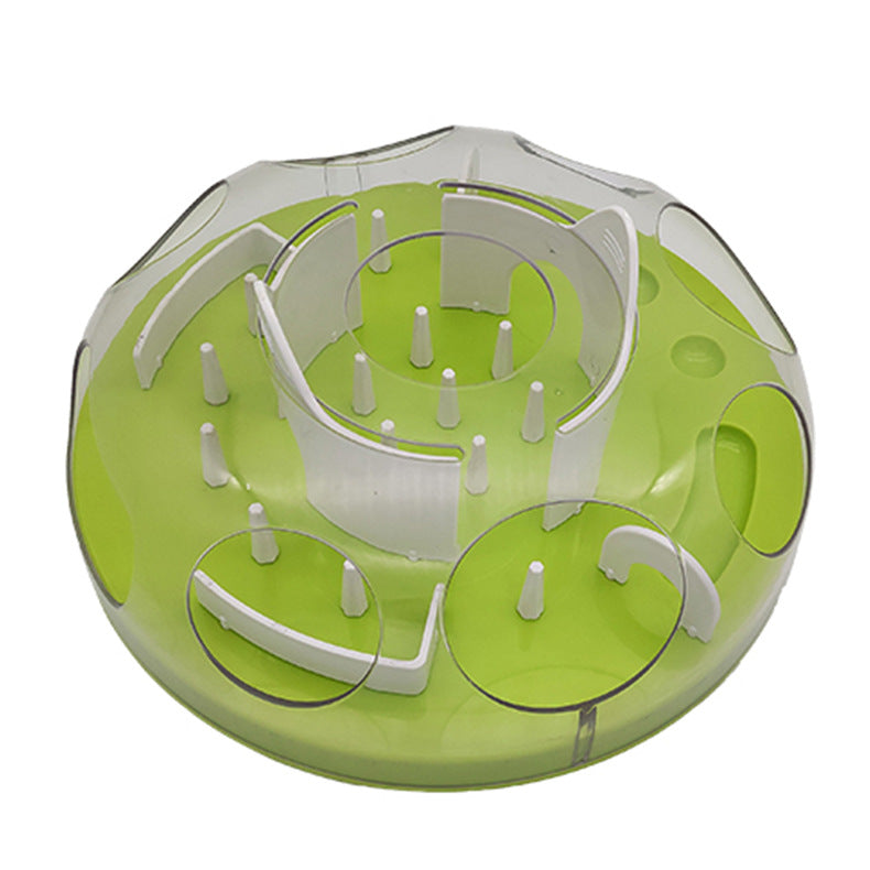 Cat slow-feeder puzzle bowl