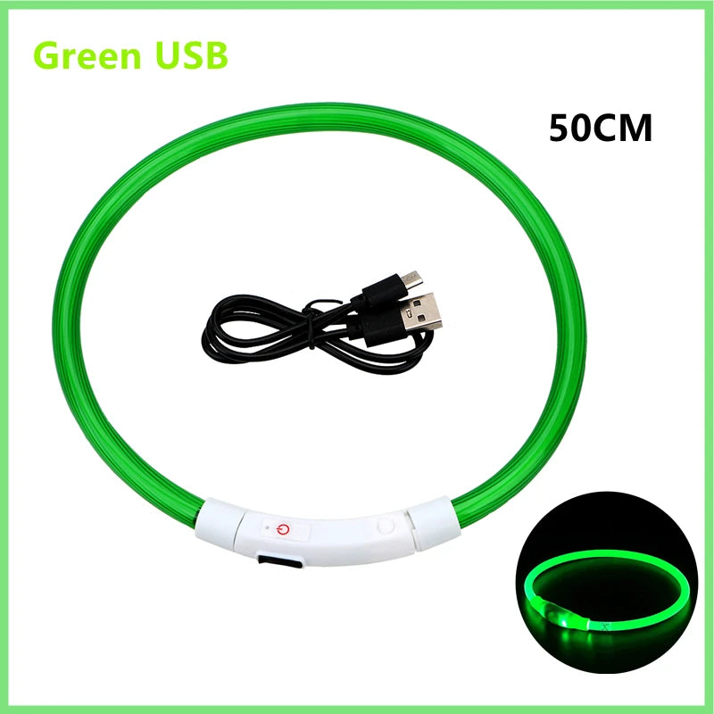 LED Glow-in-the-Dark Collar