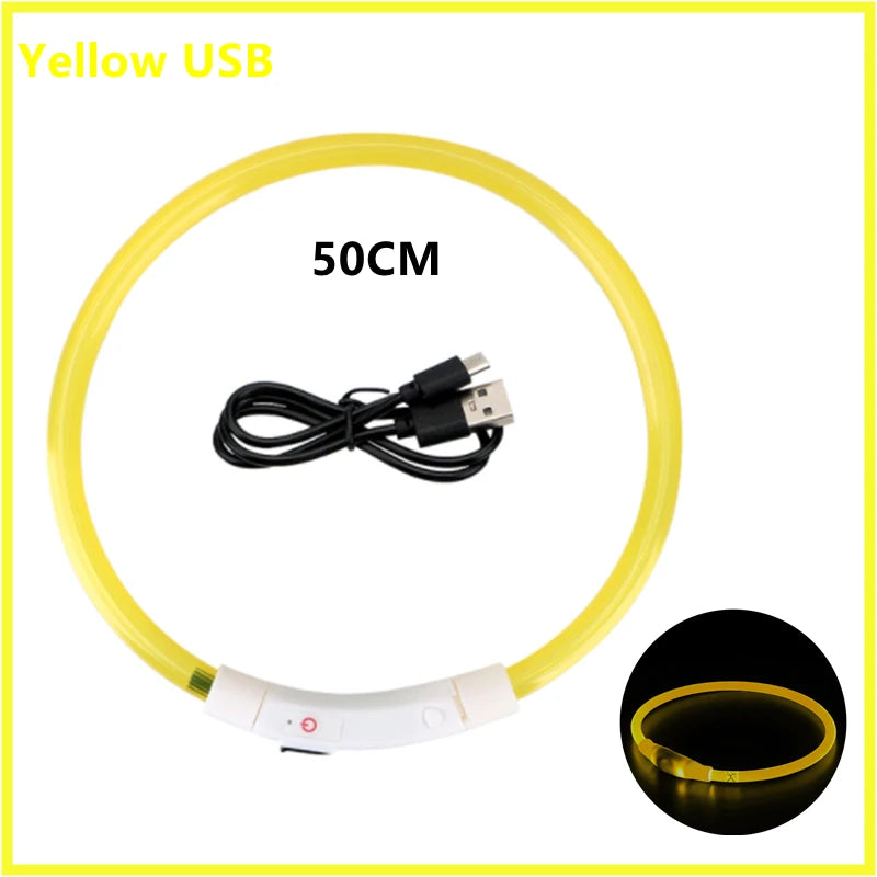 LED Glow-in-the-Dark Collar