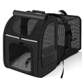 Cat carrier backpack with mesh ventilation