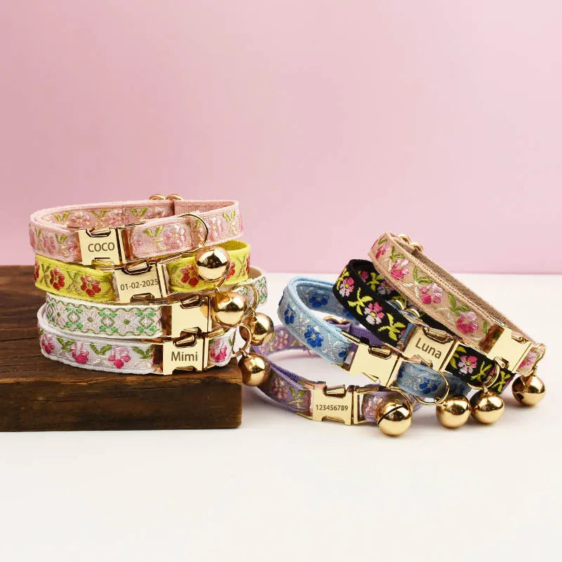 Floral Bell Collar