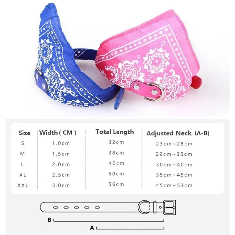 Bandana Print Collar