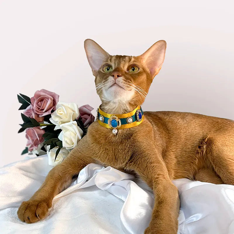 Gemstone Pearl Collar