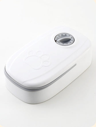 Gravity pet feeder and water dispenser