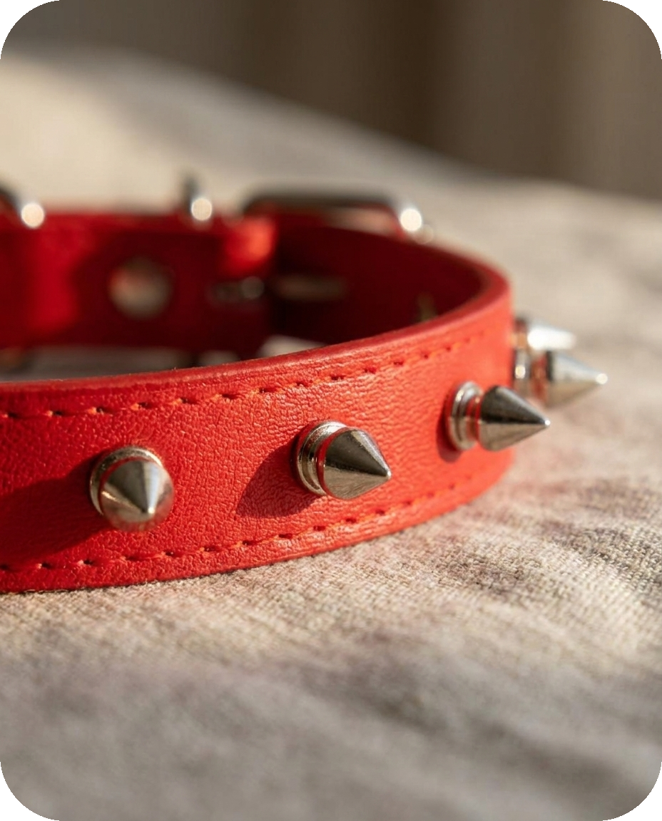 Studded Collar detail — Alder Pets & Co.