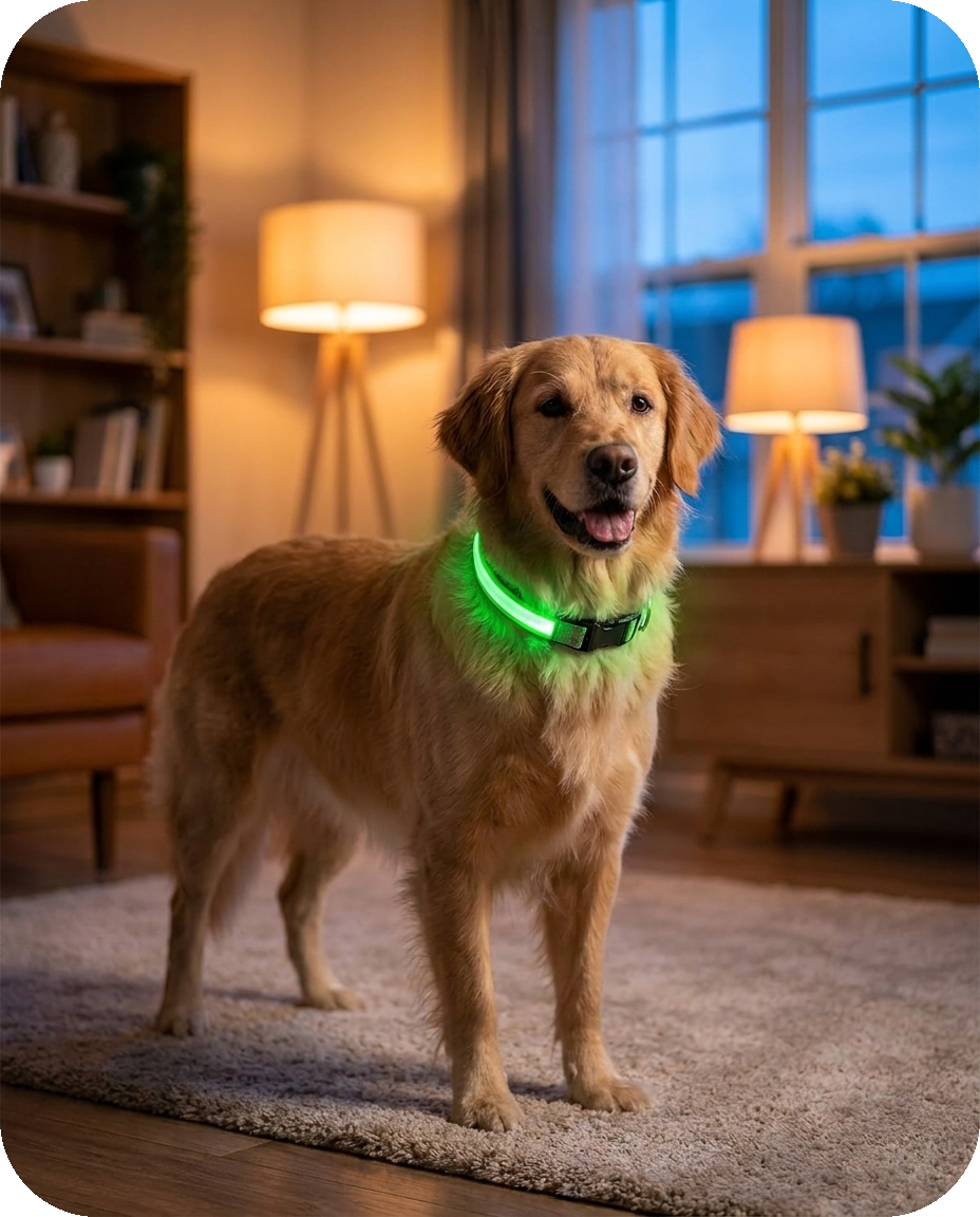 LED Glow-in-the-Dark Collar — Alder Pets & Co.