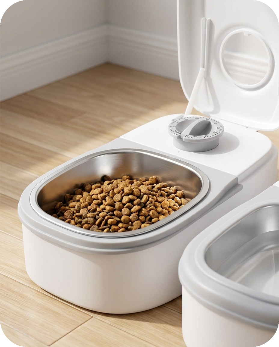 Gravity Feeder detail — Alder Pets & Co.