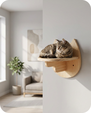 cat face shelf