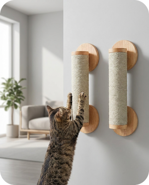 2 scratching posts